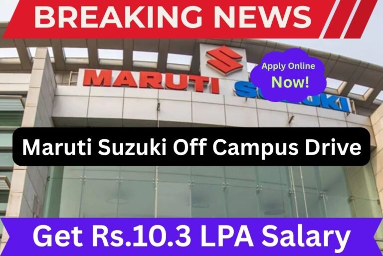 Maruti Suzuki Off Campus Drive